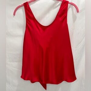 Victoria's Secret Red Satin Camisole Tank size XS